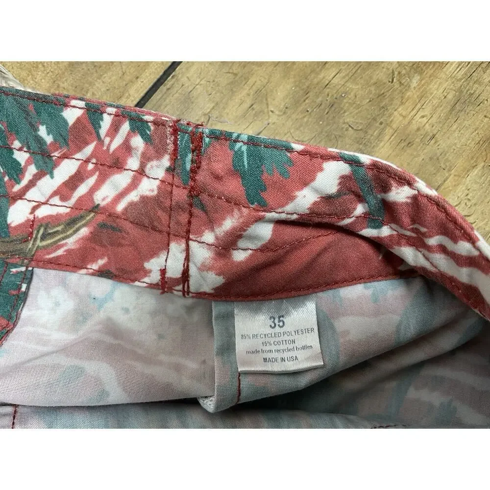 Faherty Boardshort Mens Size 35 Hawaiian Tropical